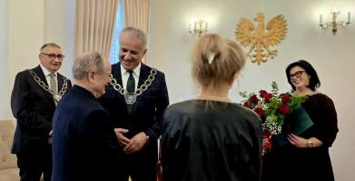 Teresa i Rajmund Kaczmarkowie ze Starego Grabiąża - Złote Gody