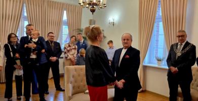 Teresa i Rajmund Kaczmarkowie ze Starego Grabiąża - Złote Gody