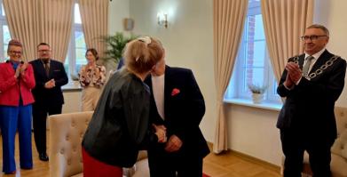 Teresa i Rajmund Kaczmarkowie ze Starego Grabiąża - Złote Gody