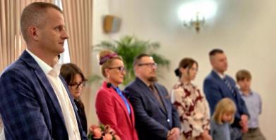 Teresa i Rajmund Kaczmarkowie ze Starego Grabiąża - Złote Gody