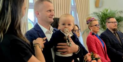 Teresa i Rajmund Kaczmarkowie ze Starego Grabiąża - Złote Gody