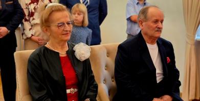Teresa i Rajmund Kaczmarkowie ze Starego Grabiąża - Złote Gody