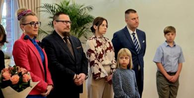 Teresa i Rajmund Kaczmarkowie ze Starego Grabiąża - Złote Gody