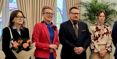 Teresa i Rajmund Kaczmarkowie ze Starego Grabiąża - Złote Gody