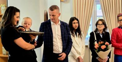 Teresa i Rajmund Kaczmarkowie ze Starego Grabiąża - Złote Gody