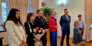 Teresa i Rajmund Kaczmarkowie ze Starego Grabiąża - Złote Gody