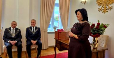 Teresa i Rajmund Kaczmarkowie ze Starego Grabiąża - Złote Gody
