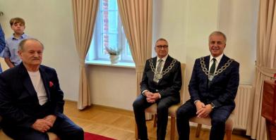 Teresa i Rajmund Kaczmarkowie ze Starego Grabiąża - Złote Gody