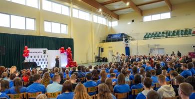 Spotkanie z sędzią Anną Marią Wesołowską w Barwicach i Starym Chwalimiu