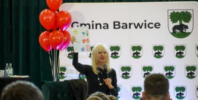 Spotkanie z sędzią Anną Marią Wesołowską w Barwicach i Starym Chwalimiu