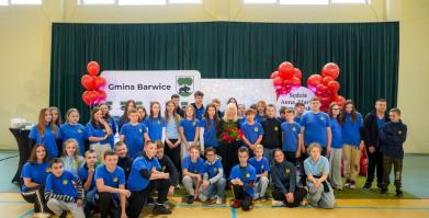 Spotkanie z sędzią Anną Marią Wesołowską w Barwicach i Starym Chwalimiu