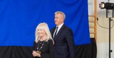 Spotkanie z sędzią Anną Marią Wesołowską w Barwicach i Starym Chwalimiu