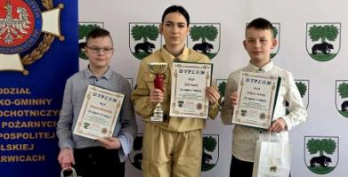  ELIMINACJE GMINNE TURNIEJU WIEDZY POŻARNICZEJ