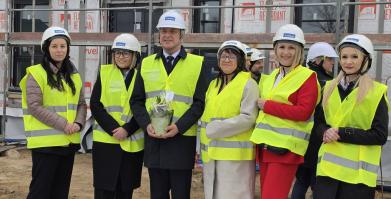 Wiecha na budowie SIM w Barwicach