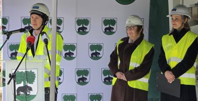 Wiecha na budowie SIM w Barwicach