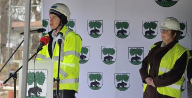 Wiecha na budowie SIM w Barwicach