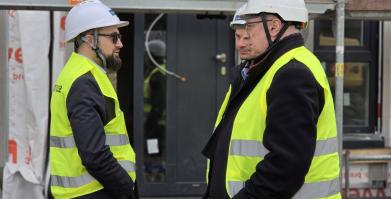 Wiecha na budowie SIM w Barwicach