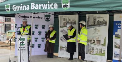 Wiecha na budowie SIM w Barwicach