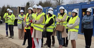 Wiecha na budowie SIM w Barwicach