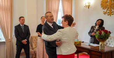 Złote Gody Państwa Bożeny i Mariana Łobodów z Barwic