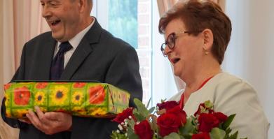 Złote Gody Państwa Bożeny i Mariana Łobodów z Barwic