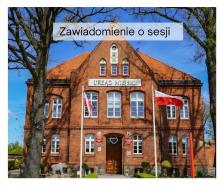 na zdjęciu budynek Urzędu Miejskiego w Barwicach