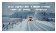 na zdjęciu pług odśnieżający drogi