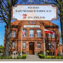 Na zdjęciu budynek Urzędu Miejskiego w Barwicach