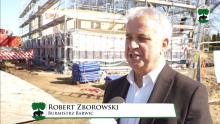 na zdjęciu Burmistrz Barwic Robert Zborowski