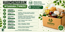 Harmonogram wydawania żywności w Gminie Barwice - wrzesień 2026 r.